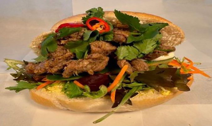 Lemongrass Beef Banh Mi