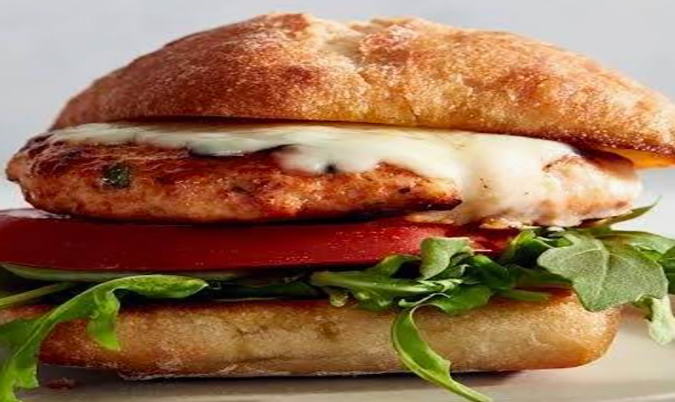 Cajun chicken burgers