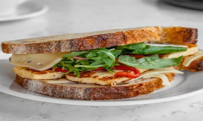 Red Pepper and Halloumi Toastie