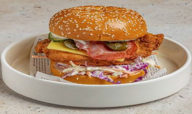 Southern Fried Style Chicken Burger