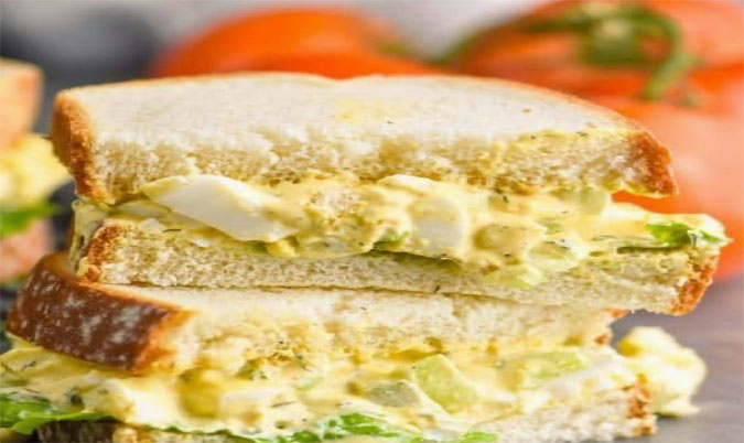 Egg Lettuce Mayo Sandwich