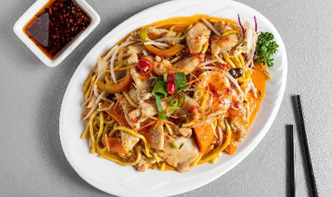 Chilli Chicken Fried Noodle