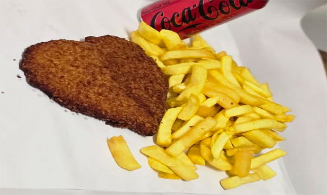 Chicken Schnitzel Meal