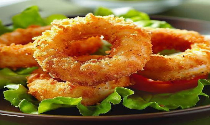 Crumbed Squid Ring