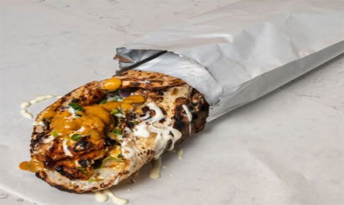 Butter Chicken Kebab Roll