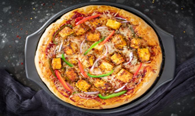 Paneer Tikka Masala Pizza