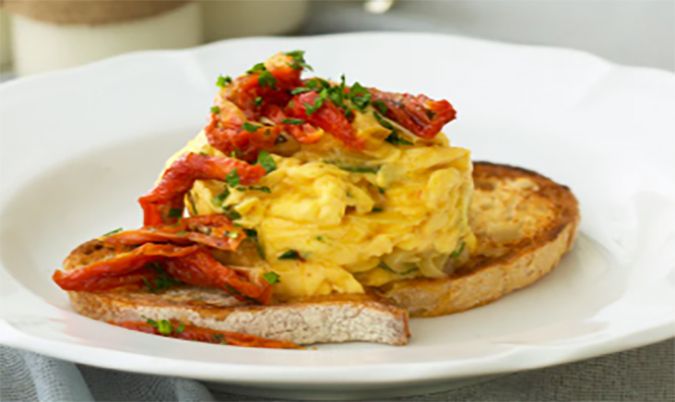 Chilli Scrambled Eggs