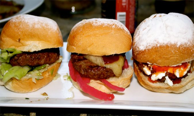 Trio of Sliders