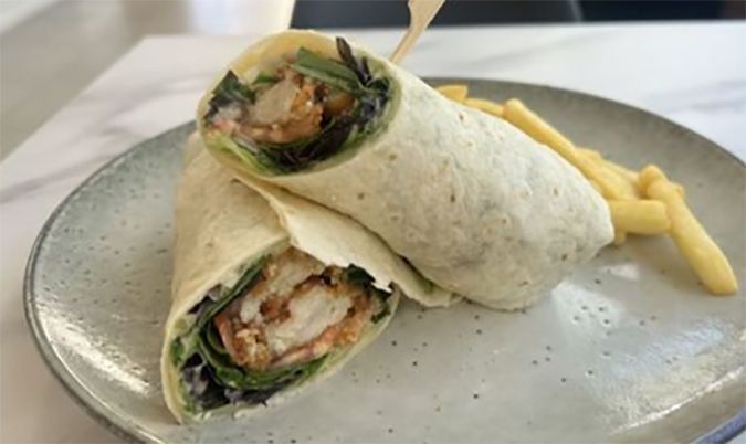 Sweet chilli wrap