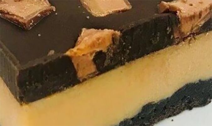Flourless Salted Caramel Slice