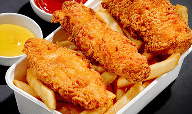 FISH OR CHICKEN & CHIPS