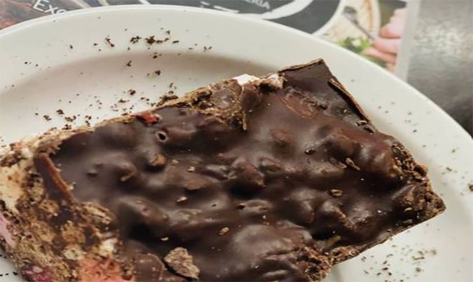 Rocky road slice