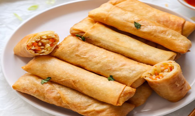 Vegetable Spring Roll (4Pcs)