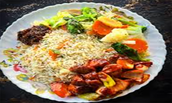 Fried rice set menu