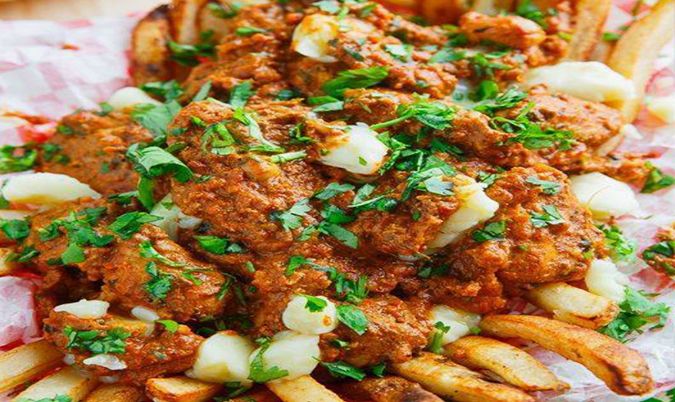 Chicken Tikka Loaded Fries