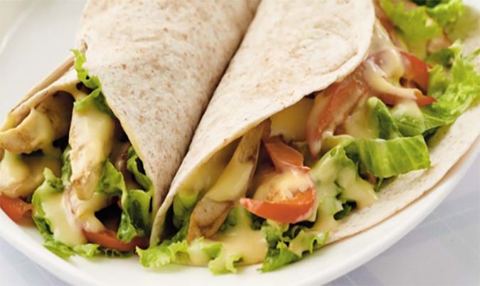 Honey Mustard Chicken Wrap
