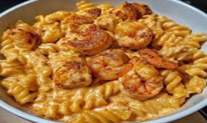 Cajun Chicken Prawn Pasta