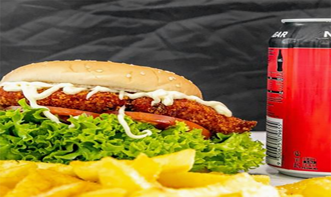 Schnitzel Burger with the Lot Deal