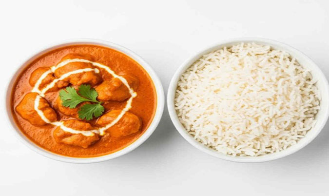 Butter Chicken With Rice