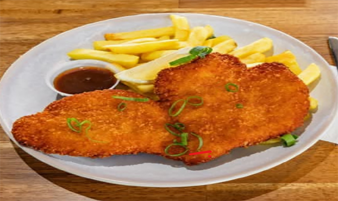 Chicken Schnitzel & Chips