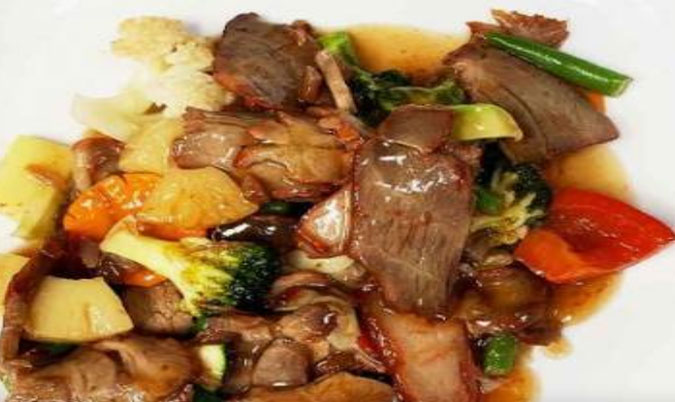 BBQ Pork With Plum Sauce