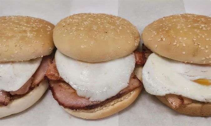 Egg and Bacon Sandwich