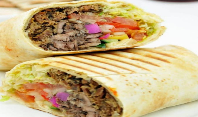 Mixed Kebab Wrap