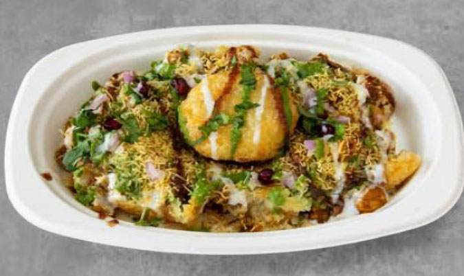 Tikki Chaat with Chole