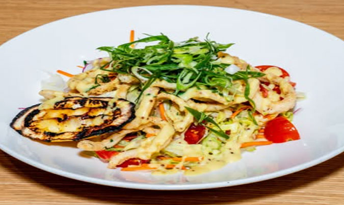 Flamed Calamari