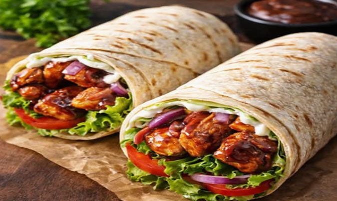 Barbecue Chicken Wraps