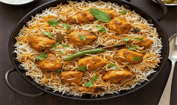 Tandoori Chicken Biryani