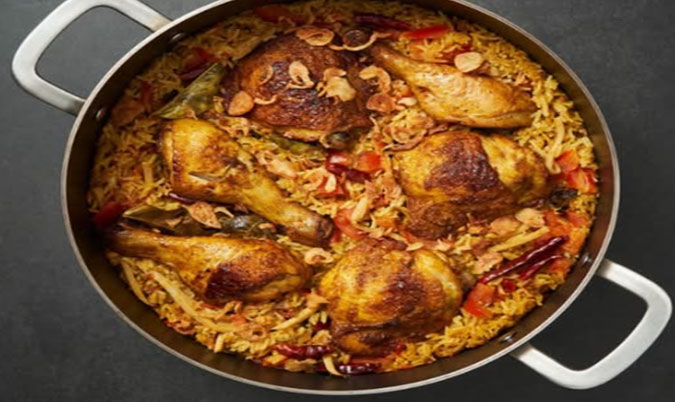 Hyderabad Chicken Dum Biryani