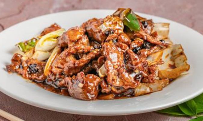 Sliced Steak with Black Bean Sauce