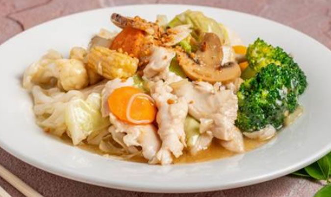 Chicken with Garlic Sauce