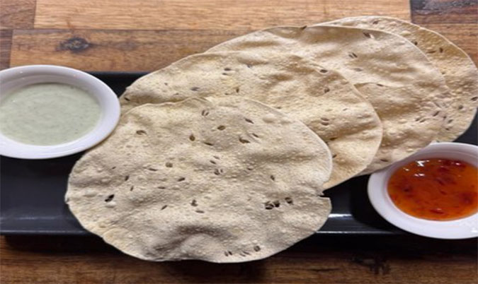 Pappadum Platter (4pcs)