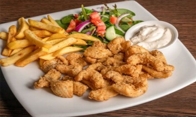 Calamari With Chips