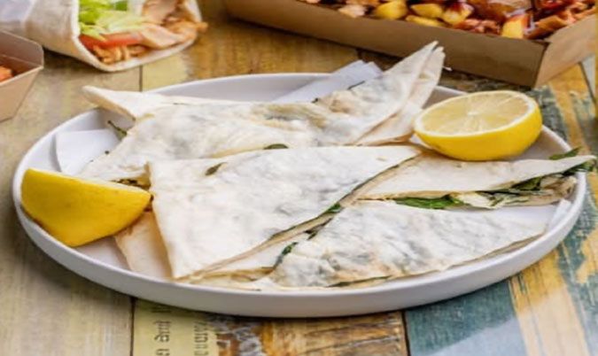 Chicken and Mushroom Gozleme