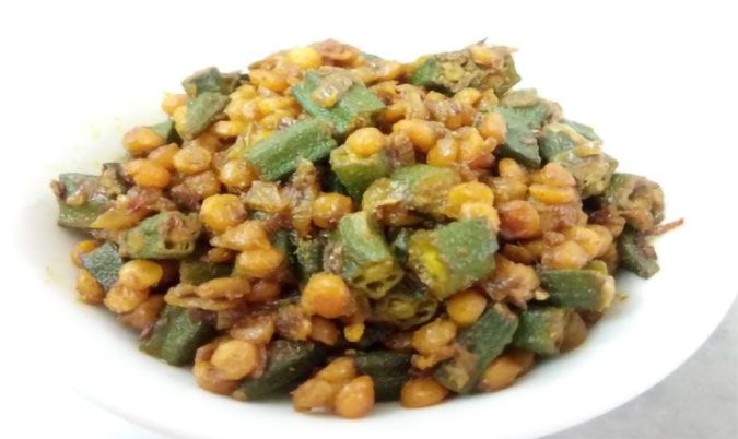 Chana Bhindi Masala