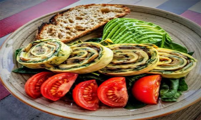 Mushroom Egg Roulade