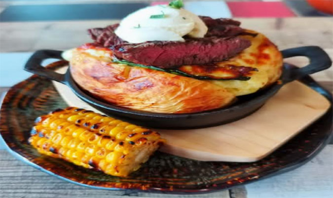 Wagyu Beef Loaded Baked Potato