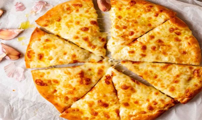 Cheesy Garlic Pizza