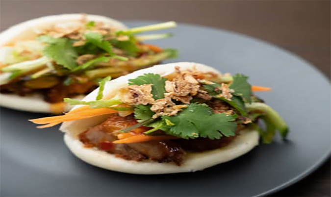 Grilled Chicken Bao Slider