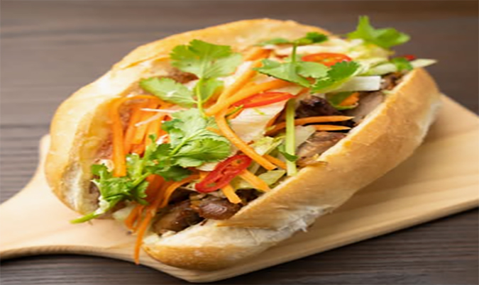 Grilled Chicken Banh Mi