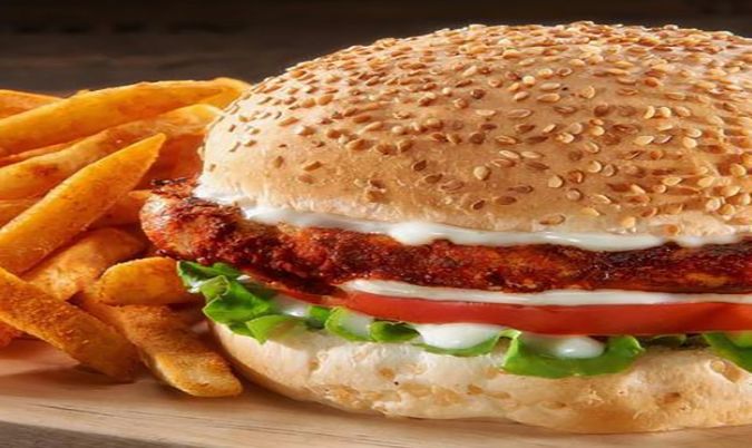 Chicken Burger Combo Meal