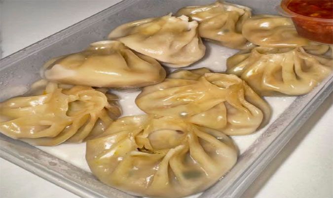 Vege Steam Momo’s 8 pcs
