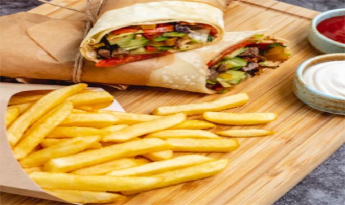 Kids Small Kebab & Chips