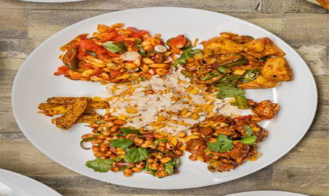 Paneer Chilli Khaja Set