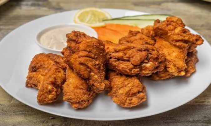 Chautari Wings with Ranch Sauce