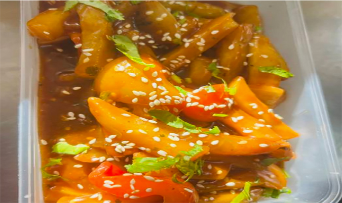 Honey Chilli Potato