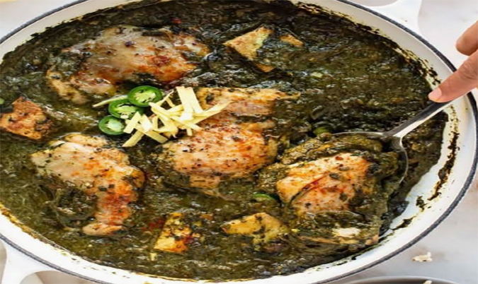 Chicken Saag Wala